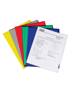 Project Folders, Assorted - Reduced glare, Assorted Colors Fanned
