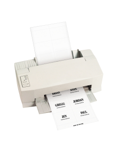 Laser Printer Name Badge Inserts, 6/Sheet, 4 x 3, 60/PK, 92443