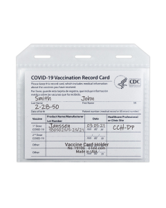 COVID-19 Vaccine Card Holder, 5/PK