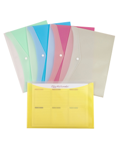 Snap 'N Go Reusable Envelope, Assorted Colors