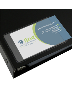 Self-Adhesive Business Card Holder, side load
