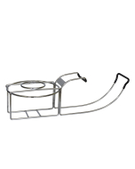 Wine By Your Side Chrome Plated Wine Holder, 1/EA, 20024