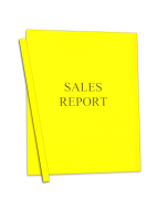 Vinyl Report Covers with Binding Bars, Yellow, matching binding bars, 11 x 8 1/2, 50/BX, 32556