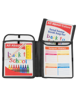 Homework Connector Folders, Black, Open, In Use