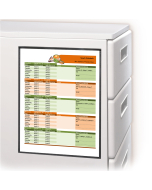 Magnetic Cubicle Keepers, 8 1/2 x 11, 2/PK, 37911