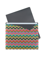 Bold Basics Write-On File Jackets, Assorted, 8 1/2 x 11, 6/PK, 63550