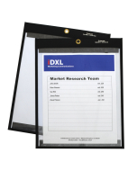 Magnetic shop ticket holders (stitched) both sides clear, 9 x 12