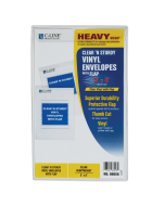 Clear 'N Sturdy Vinyl Envelopes with Flap, 5 x 8, 1/EA, 86058