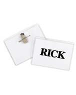 Clip/Pin Combo Style Name Badges