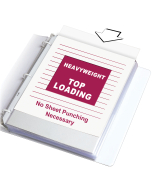 Heavyweight Polypropylene Sheet Protector, Top Loading
