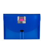 7-Pocket Letter Size Expanding File, Blue, Closed