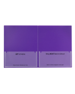 Classroom Connector Folders, Purple, Open