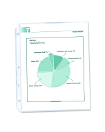 Economy Weight Polypropylene Sheet Protector, reduced glare, 11 x 8 1/2, In Use, Chart