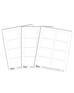 Laser Printer Name Badges, White