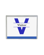 Pin Style Name Badges, Kit with inserts, clear, 4 x 3, Front