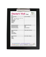 Clipboard Folder, Black, In Use