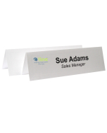 Medium Scored White Name Tent Cardstock, In Use