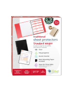 Traditional Polypropylene Sheet Protector, standard weight, In Box
