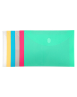 Poly XL Reusable Envelope, Ltr Size, Side Load, Assorted