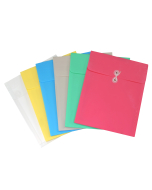 Reusable Poly Envelope with String Closure, Top Load, Assorted