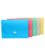 13-Pocket Letter Size Expanding File, Assorted Colors