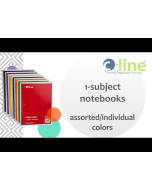 1-Subject Notebook, Wide Ruled, Black, 1/EA, 22041